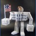 Obama papercraft Robot