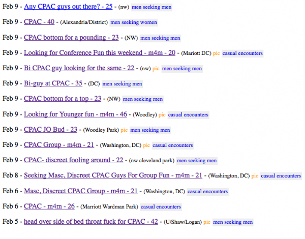 CPAC Craigslist