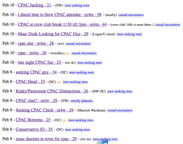 CPAC Craigslist