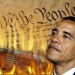 Obama Burns Constitution